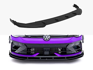 Maxton Street Pro Front Splitter with Flaps - Volkswagen Golf R Mk8 Facelift