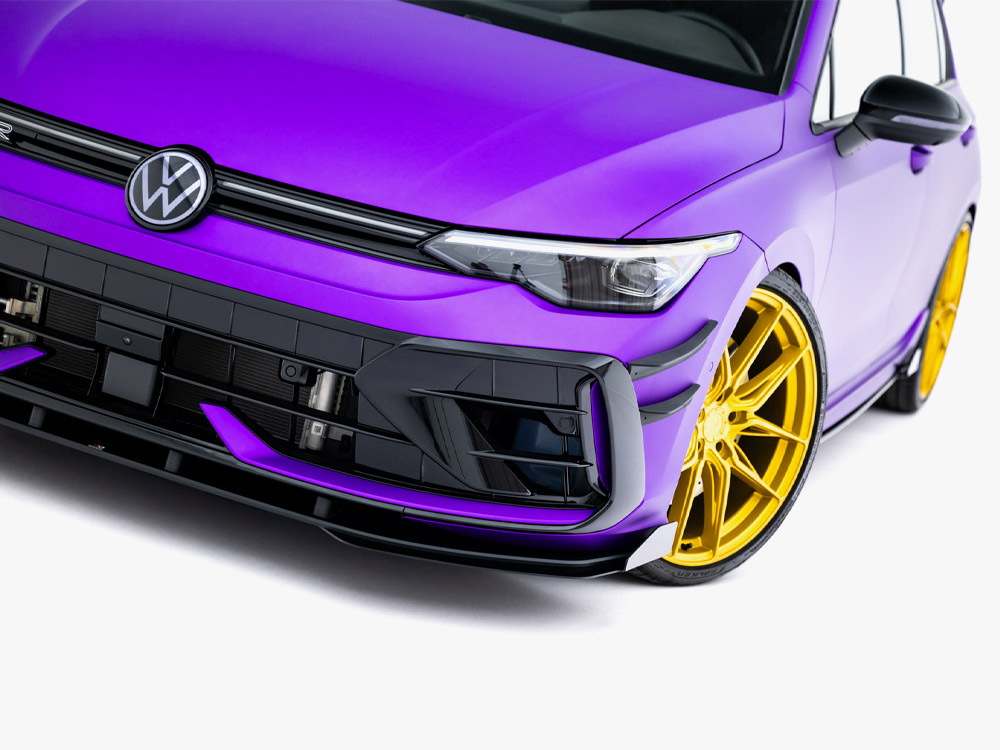 Maxton street pro front splitter with flaps - volkswagen golf r mk8 facelift 5 Maxton street pro front splitter with flaps - volkswagen golf r mk8 facelift - image 5