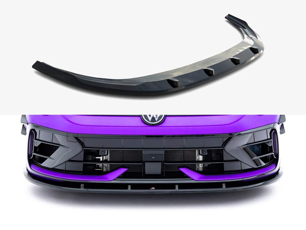 Maxton v2 front splitter for volkswagen golf r mk8 (facelift) 1 Maxton v2 front splitter for volkswagen golf r mk8 (facelift)