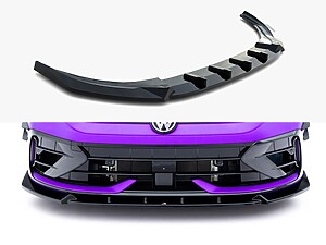 Maxton Front Splitter V3 Volkswagen Golf R Mk8 Facelift