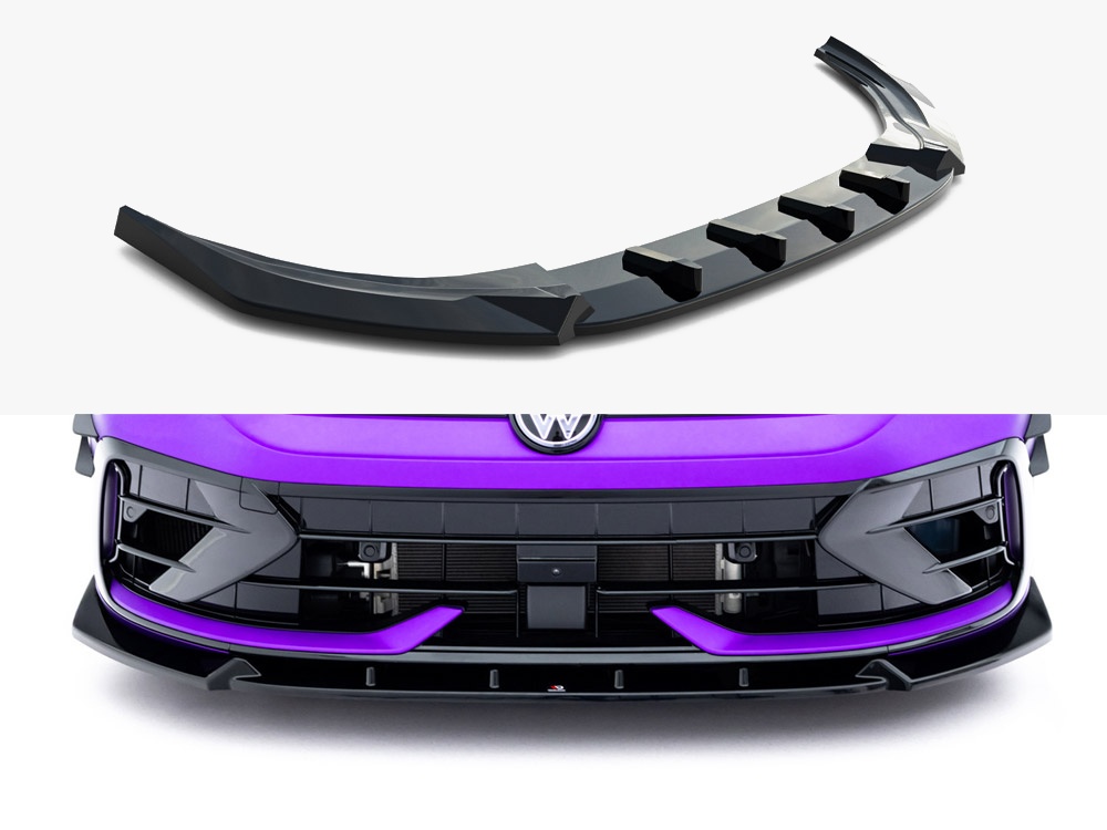 Maxton front splitter v3 volkswagen golf r mk8 facelift 1 Maxton front splitter v3 volkswagen golf r mk8 facelift