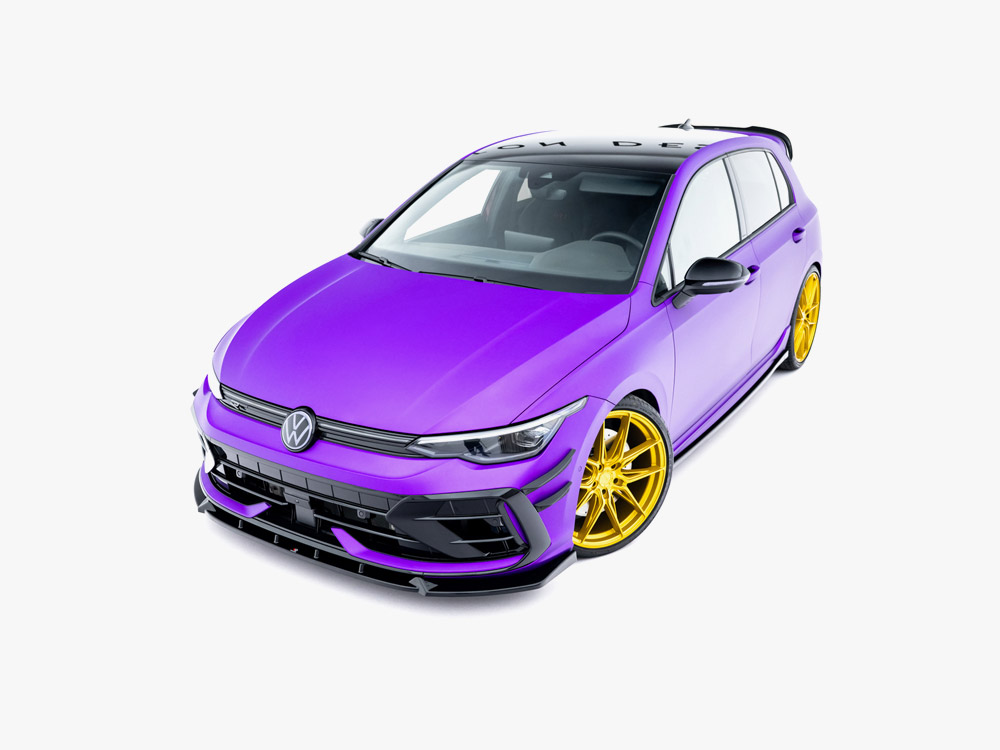 Maxton front splitter v3 volkswagen golf r mk8 facelift 2 Maxton front splitter v3 volkswagen golf r mk8 facelift - image 2