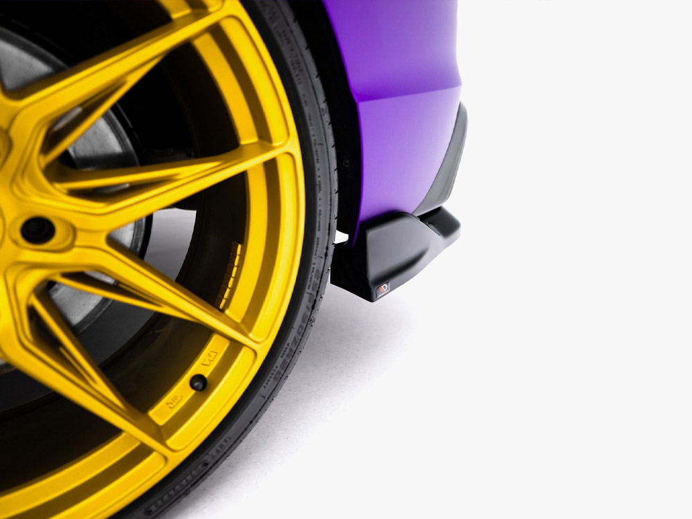 Maxton rear splitter (vertical bars) v1 for volkswagen golf r mk8 and mk8 facelift 8 Maxton rear splitter (vertical bars) v1 for volkswagen golf r mk8 and mk8 facelift - image 8