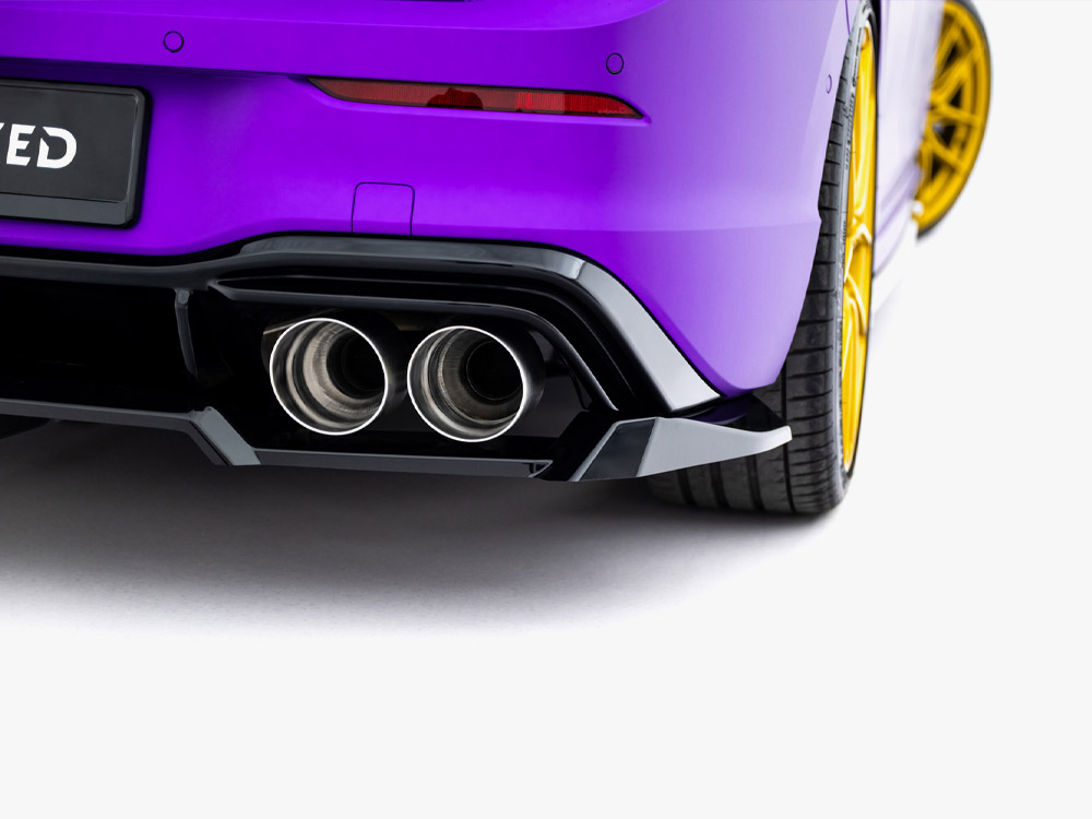 Maxton rear splitter (vertical bars) v2 for volkswagen golf r mk8 and mk8 facelift 6 Maxton rear splitter (vertical bars) v2 for volkswagen golf r mk8 and mk8 facelift - image 6