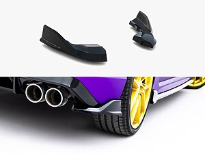 Maxton Rear Side Splitters V7 for Volkswagen Golf R Mk8 / Mk8 Facelift