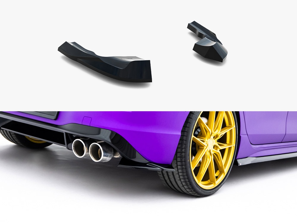 Maxton rear side splitters v8 for volkswagen golf r mk8 and mk8 facelift 1 Maxton rear side splitters v8 for volkswagen golf r mk8 and mk8 facelift