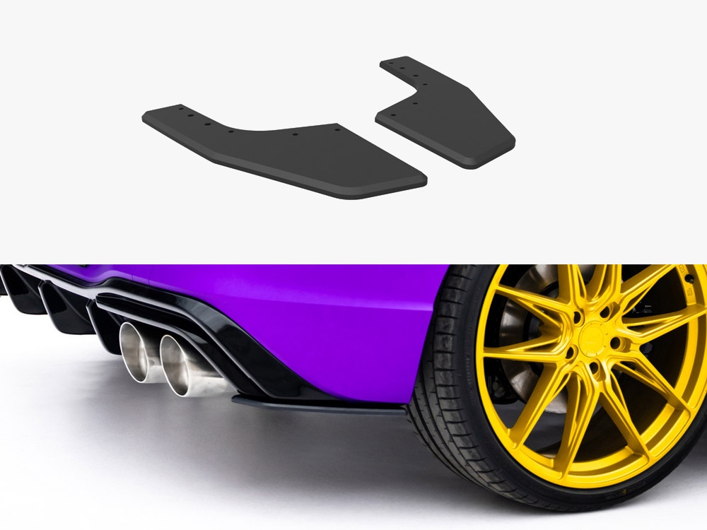 Maxton street pro rear side splitters v2 for volkswagen golf r mk8 / mk8 facelift 1 Maxton street pro rear side splitters v2 for volkswagen golf r mk8 / mk8 facelift
