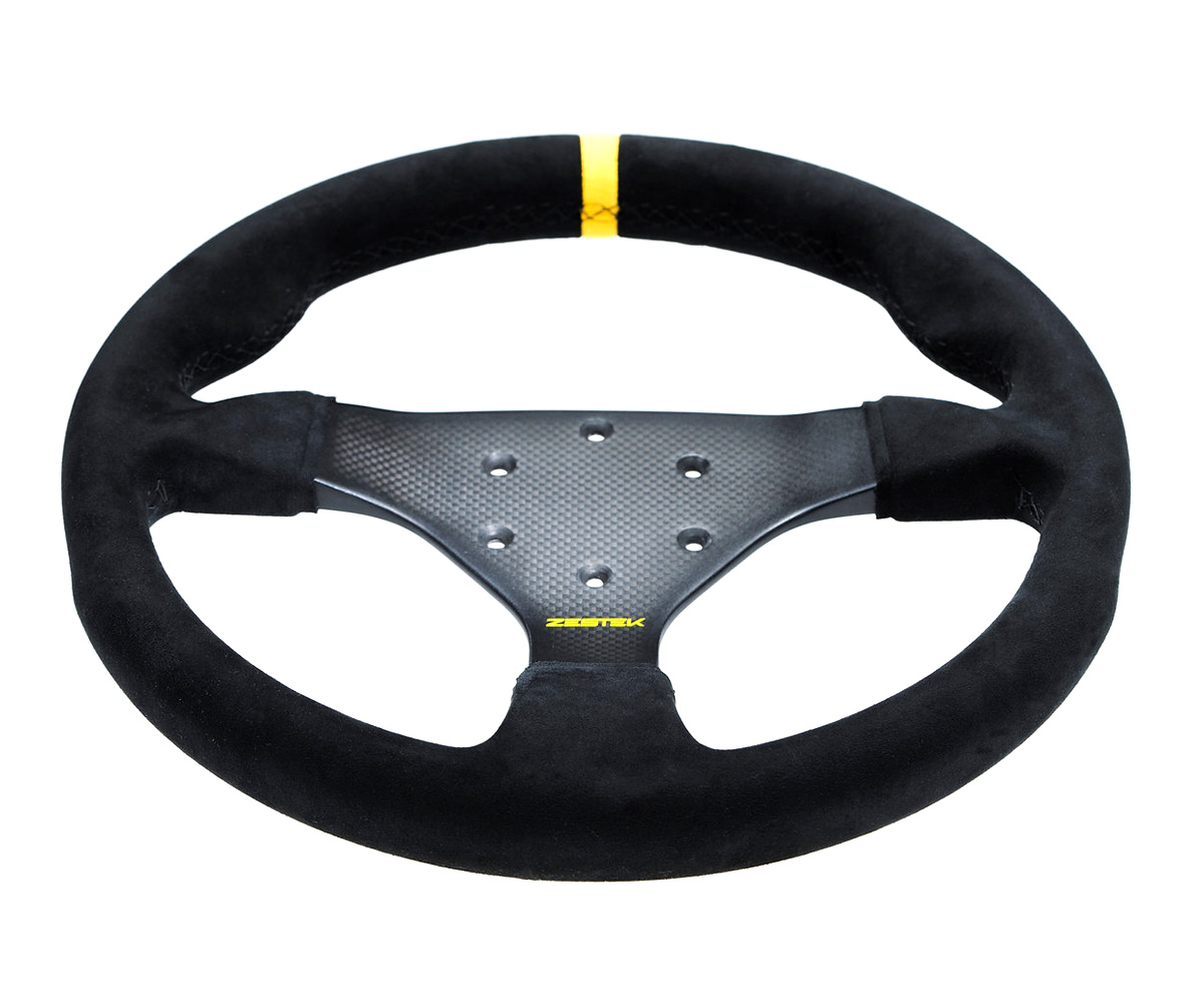 Zestek racing carbon fibre 330mm steering wheel 2 Zestek racing carbon fibre 330mm steering wheel - image 2