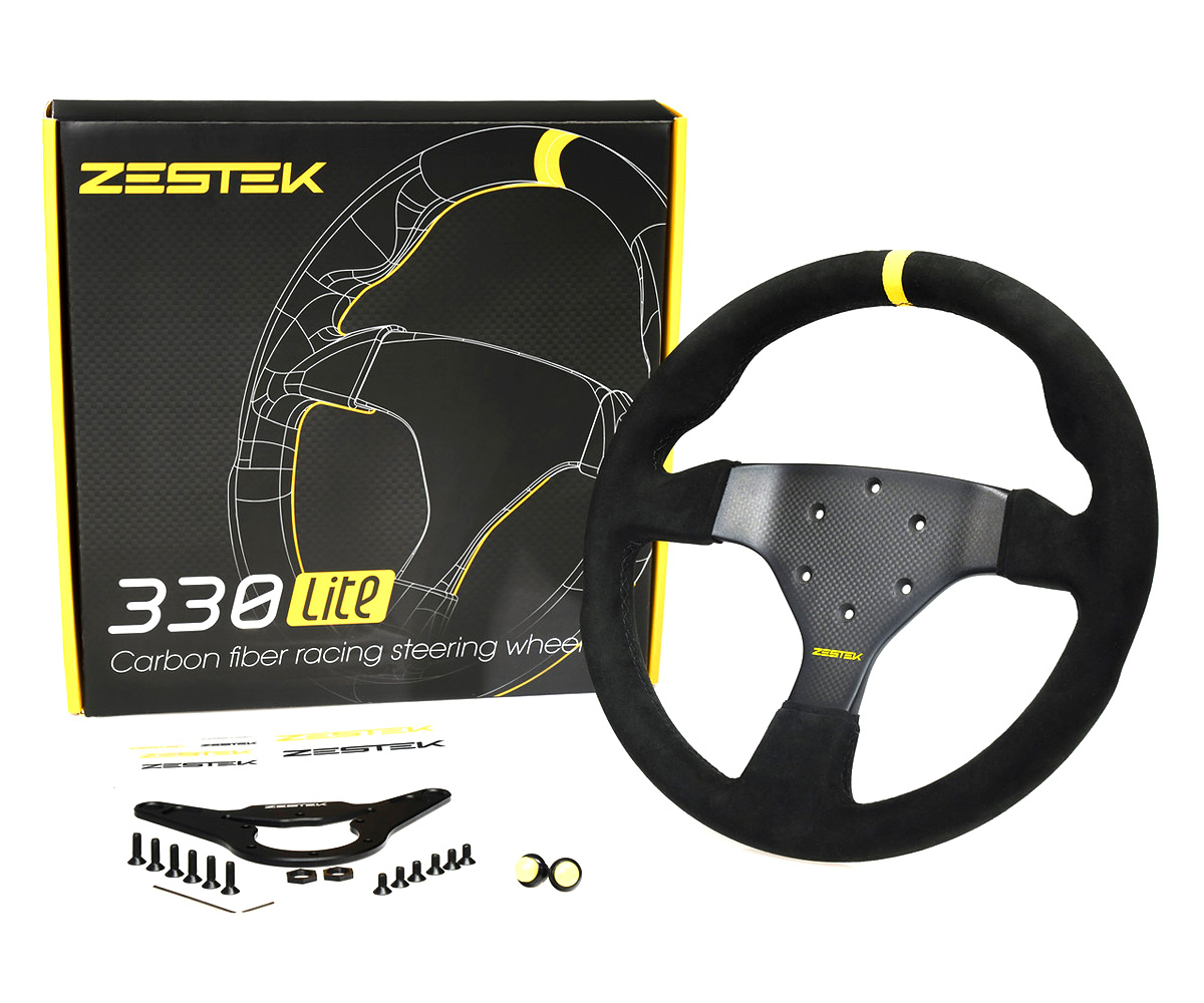 Zestek racing carbon fibre 330mm steering wheel 7 Zestek racing carbon fibre 330mm steering wheel - image 7