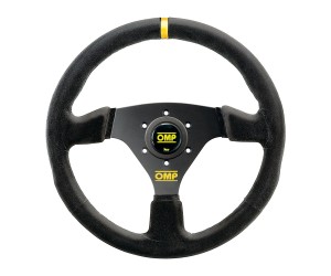 OMP Targa Suede 330mm Steering Wheel Black