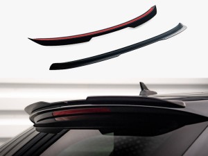 CLEARANCE Maxton Design Spoiler Extension for Audi A6 Avant (C7) - Carbon Look