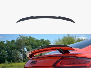 CLEARANCE Maxton Design Spoiler Extension for Audi TTRS (8S) - Carbon Look