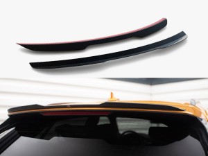 CLEARANCE Maxton Design Upper Spoiler Cap Audi Q8 S-Line / SQ8 Mk1 - Carbon Look