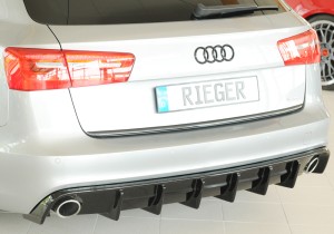 Rieger Audi A6 S-Line (C7) Pre-Facelift (10-14) Rear Diffuser