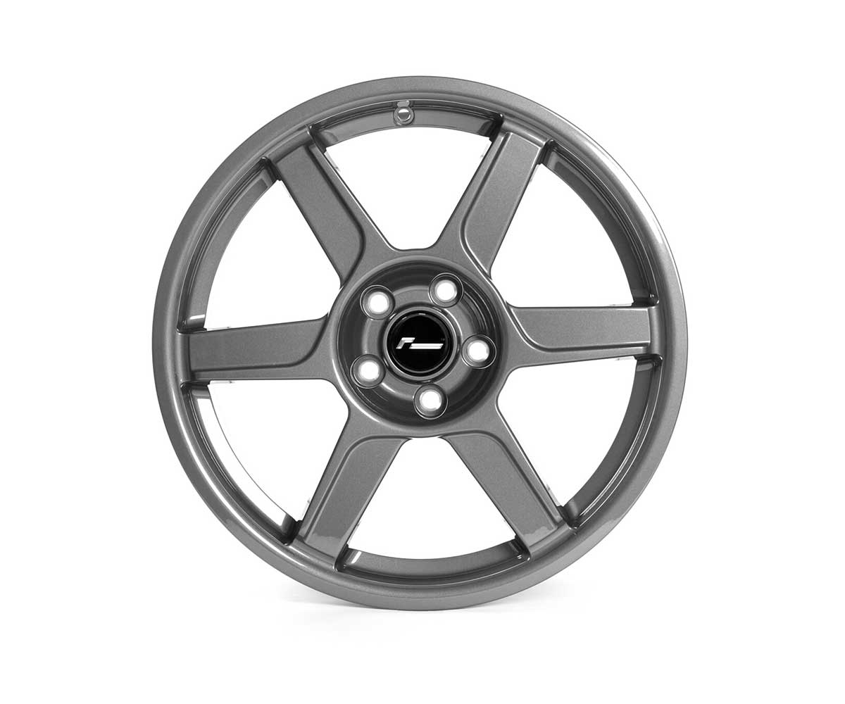 Racingline vwr r-06 18x8. 5 (et44) flow formed gloss gunmetal wheel 3 Racingline vwr r-06 18x8. 5 (et44) flow formed gloss gunmetal wheel - image 3
