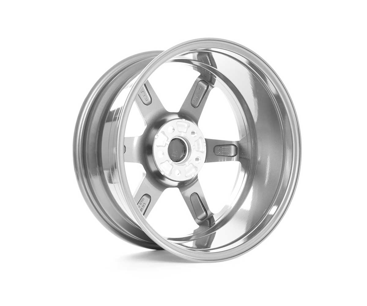Racingline vwr r-06 18x8. 5 (et44) flow formed gloss silver wheel 2 Racingline vwr r-06 18x8. 5 (et44) flow formed gloss silver wheel - image 2