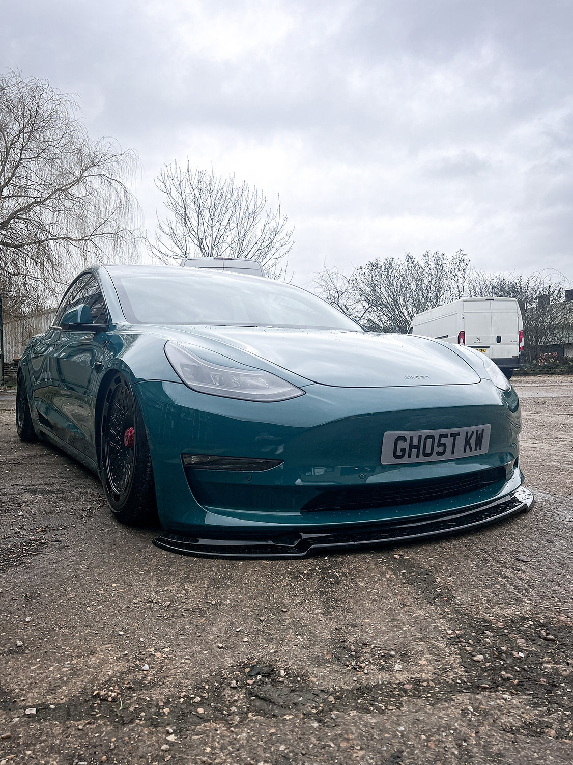 Trc tesla model 3 front splitter 3 Trc tesla model 3 front splitter - image 3