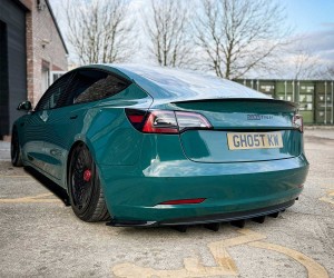 TRC Tesla Model 3 Rear Finned Diffuser Panel