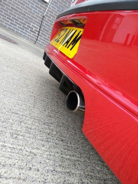 Trc ford fiesta mk5 zetec s rear diffuser 2 Trc ford fiesta mk5 zetec s rear diffuser - image 2