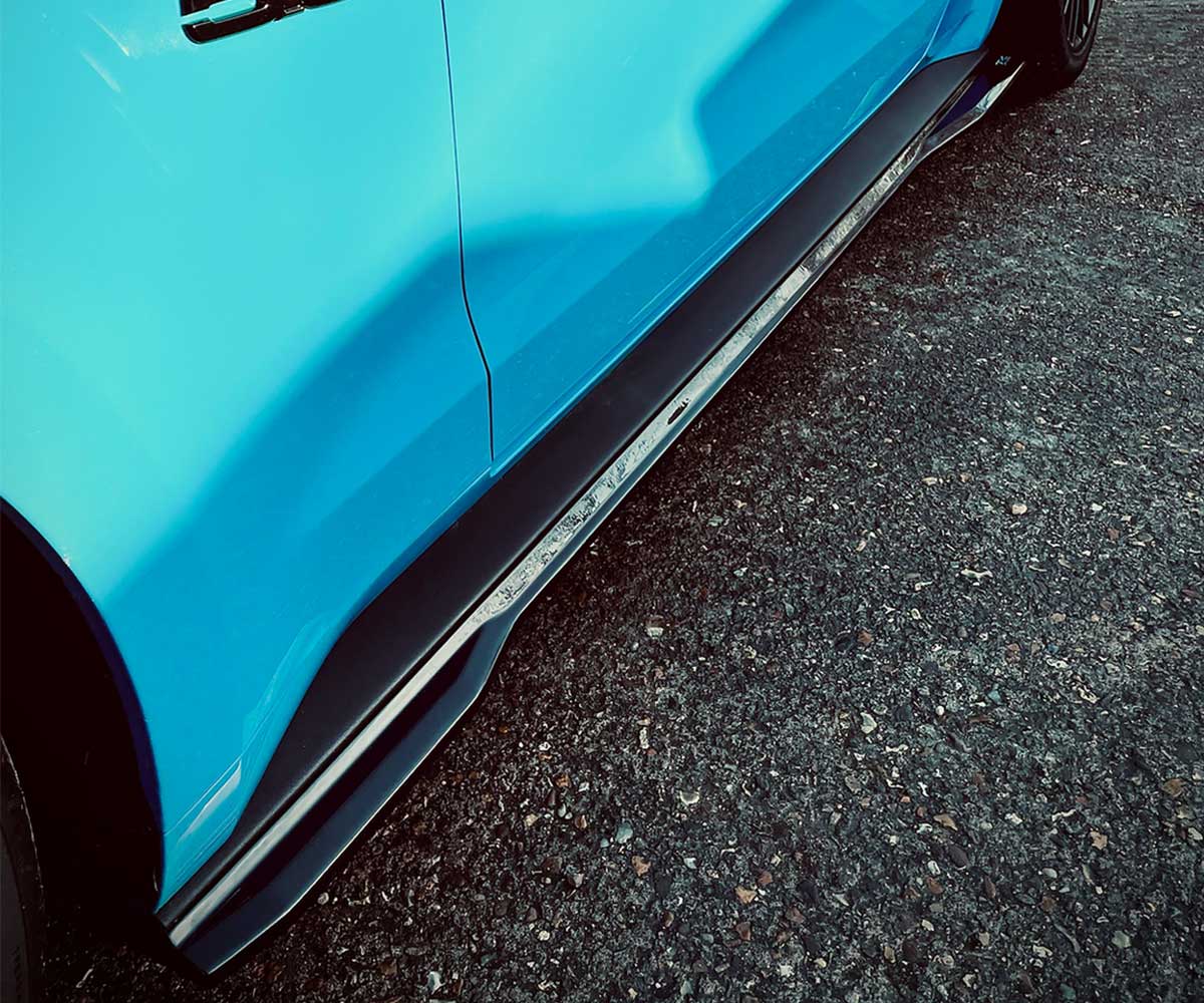 Trc ford mustang s550 pre facelift side skirt splitters 1 Trc ford mustang s550 pre facelift side skirt splitters