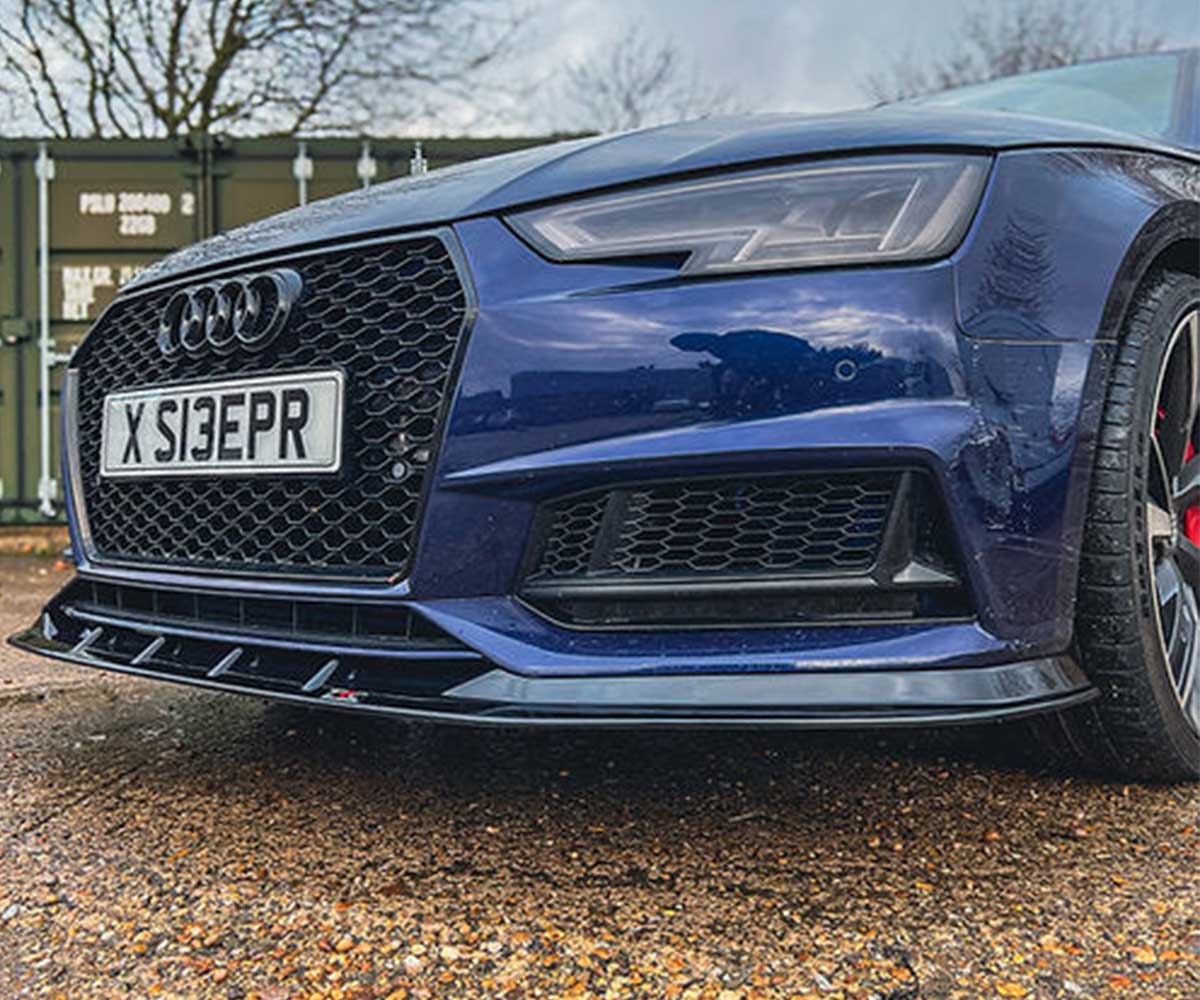 Trc audi s4/a4 s-line b9 front splitter 1 Trc audi s4/a4 s-line b9 front splitter