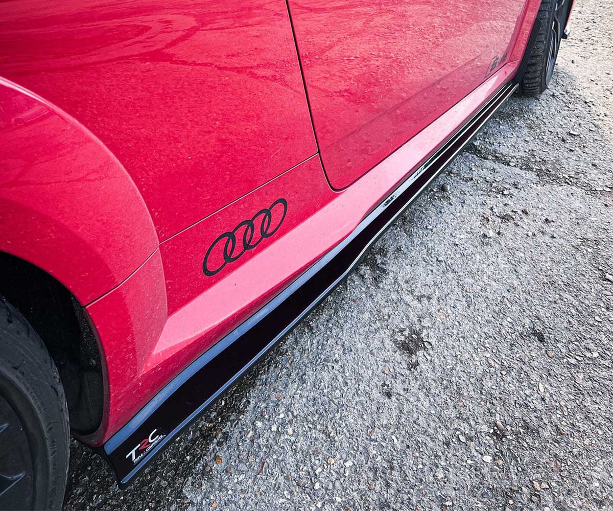 Trc audi tts/s-line mk3 pre facelift side skirts splitters 1 Trc audi tts/s-line mk3 pre facelift side skirts splitters