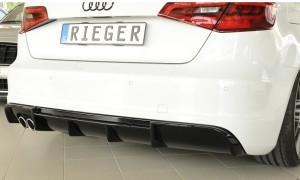 Rieger Audi A3 S-Line (8V) Pre-Facelift (12-16) Rear Diffuser