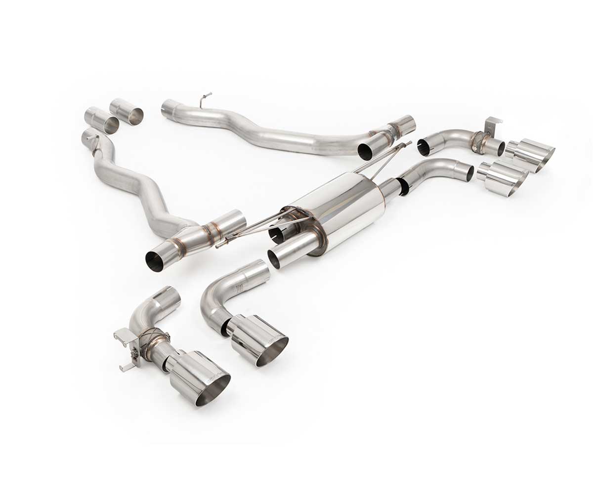 Milltek sport bmw m5 g90/g99 axle-back exhaust system 1 Milltek sport bmw m5 g90/g99 axle-back exhaust system